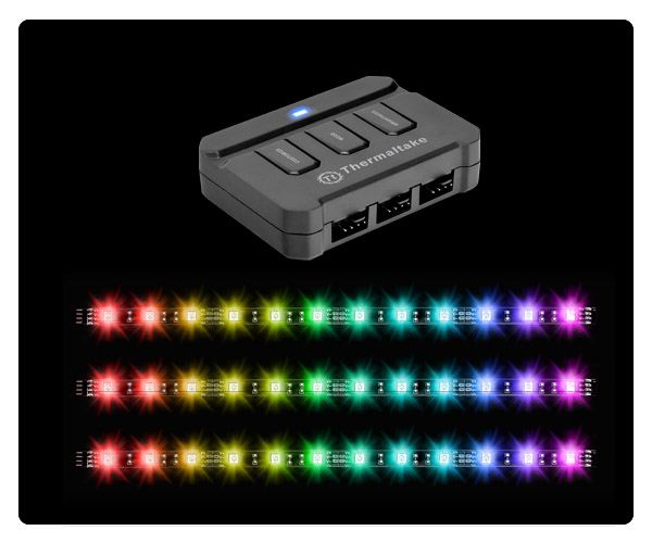 menor escribir una carta Gallo Lumi Color 256C 3-pack RGB Magnetic LED Strip Control Pack | ttpremium